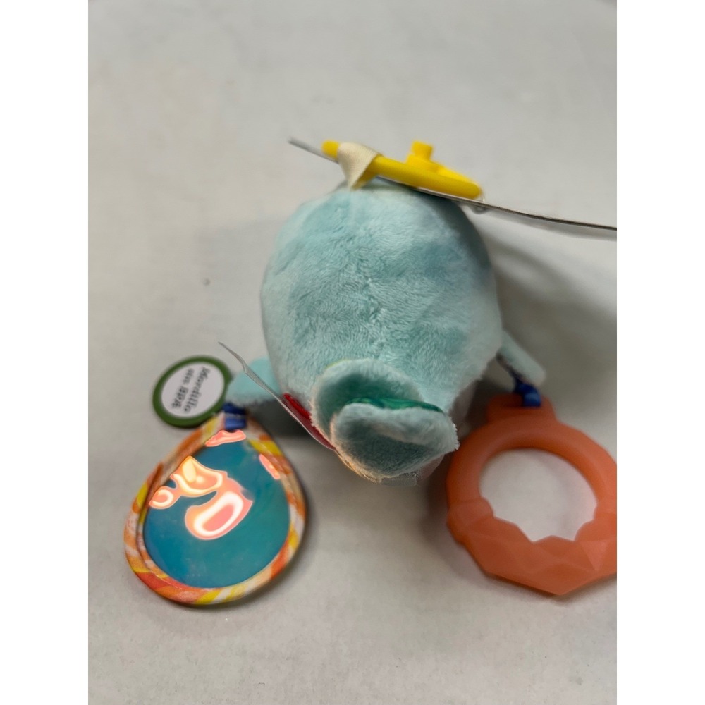 Infantino Gogaga Big Softy Sea Chime Blue Whale Baby Stroller Toy Teether Mirror - Picture 6 of 16